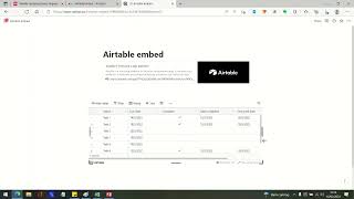 How to embed #Airtable views in #Notion pages