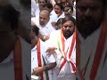 Congress workers hold protest rally in Hyderabad over Adani row