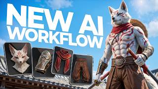 I Built a Modular Character with AI (Full Workflow)