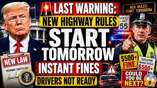 🚨 LAST WARNING: New USA Highway Rules Start TOMORROW — Drivers Risk Instant Fines