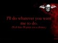 Avenged Sevenfold - A Little Piece Of Heaven {Lyrics}