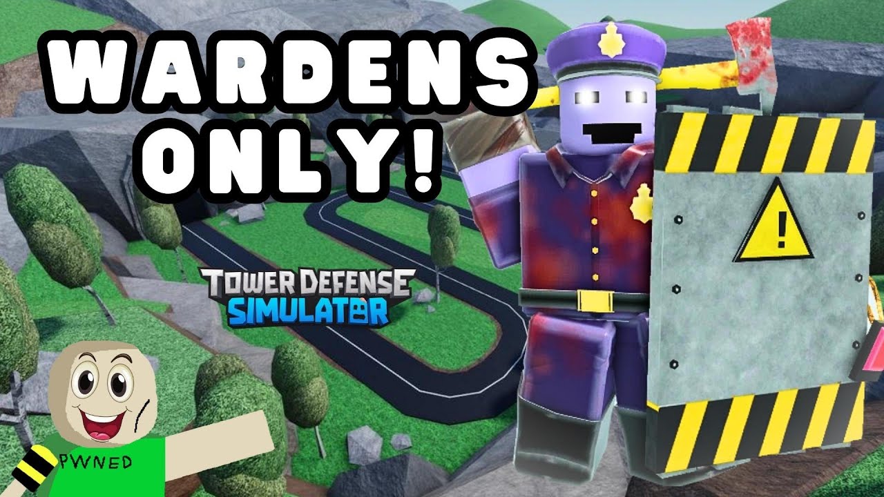 WARDENS Only VS FALLEN KING In Roblox Tower Defense Simulator (TDS ...