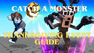 Roblox: Catch A Monster Thanksgiving Event! Free Turkey Eggs + 600 Feathers Codes! | Intruder_875