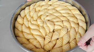 GÖRENLER BAKLAVA SANDI 💯 HAYATIMDA YAPTIĞIM VE YEDİĞİM EN KOLAY EN GÜZel TATLI tARİFİ 💯 YOK BÖYLESİ