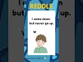 Riddles in english with answer | cool riddles to make you think hard | riddles for kids #shorts