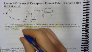 Lesson 803 Present Value