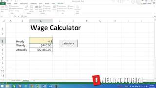 Microsoft Excel Visual Basic for Aplications VBA Tutorial 28 MouseMove Event ✓ E Media TUTORIA