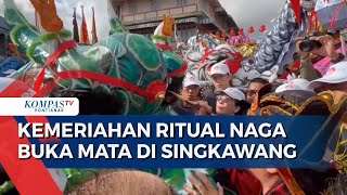 Kemeriahan Ritual Naga Buka Mata Di Singkawang