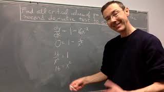 Second Derivative Test: Example