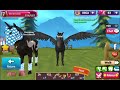 playing with my friend named harmony in horse paradise