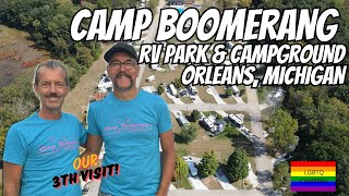 CAMP BOOMERANG RV PARK AND CAMPGROUND | ORLEANS, MICHIGAN | GAY CAMPGROUND