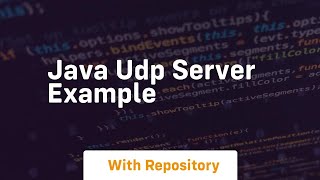 java udp server example
