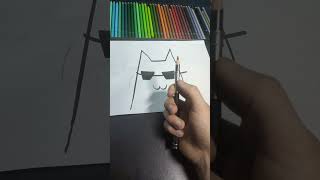 Cat drawing/ tutorial / Art/ eyes / eye #art #artist #drawing #cat #animal #animals #tutorial #eyes