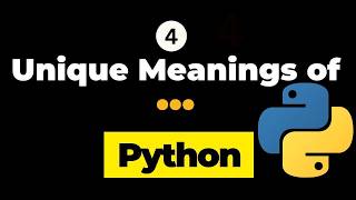 4 Unique Meanings of 3 Dots In Python | Python Tutorial