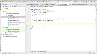 Java Best Practices : 2 Avoid Nesting and Null Checks