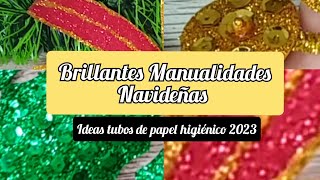 4 IDEAS NAVIDEÑAS con TUBOS DE PAPEL HIGIÉNICO /CHRISTMAS CRAFTS 2023