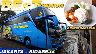 RECOMENDED❗ Kelas PATAS Layanan PUAS | Ngetrip Naik Bus BEsT Premium 'Vela' Jakarta - Sidareja