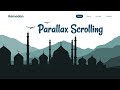 How to Make Parallax Scrolling Website in Html CSS & Javascript