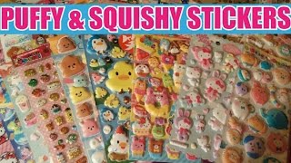 PUFFY \u0026 SQUISHY STICKER COLLECTION PART I