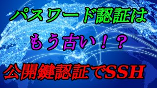 公開鍵認証でwindowsからlinuxにSSHしよう！【インフラエンジニア】【セキュリティエンジニア】【ハッカー】