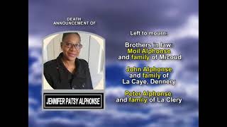 Jennifer Patsy Alphonse long
