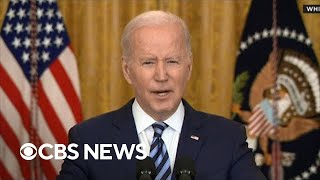 Biden addresses Russia's invasion of Ukraine | Special Report