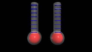 Python programming double thermometer different speeds