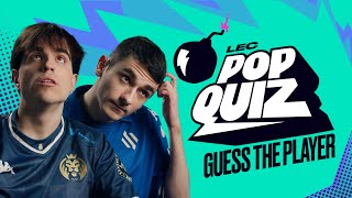 Guess The Player | LEC Pop Quiz | Spring 2024