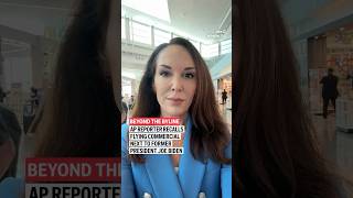 AP Reporter recalls flying commercial with former President Joe Biden