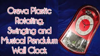 unboxing of Oreva Plastic Rotating, Swinging and Musical Pendulum Wall Clock || by gurjot gurm