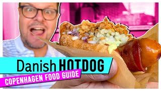 Best Danish Hot Dog in Copenhagen Denmark // What to eat in Copenhagen