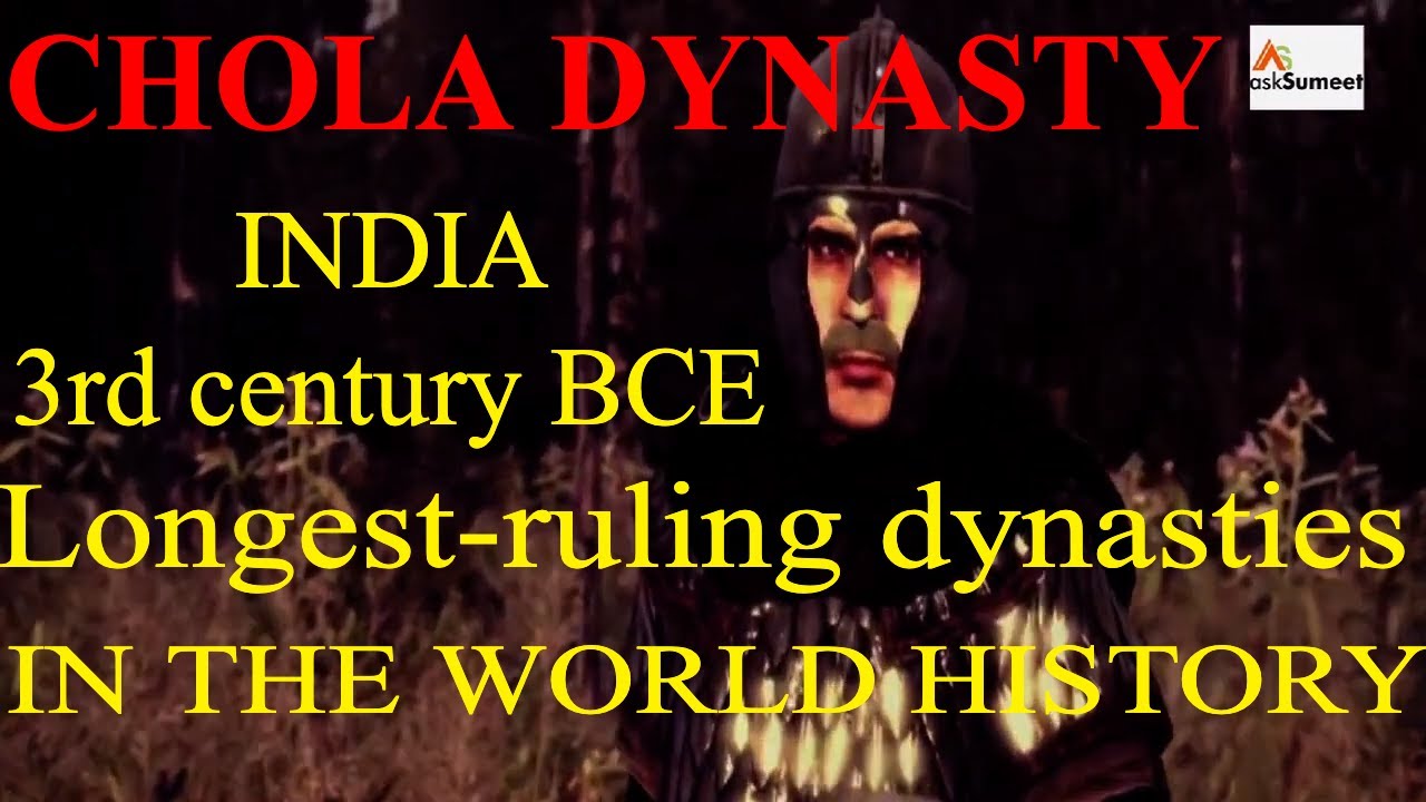 CHOLA DYNASTY- HISTORY ,Tamil Empire Of Southern India Longest-ruling ...