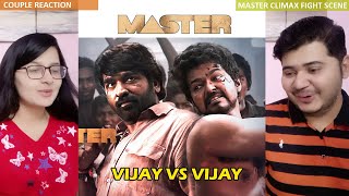 Couple Reaction on Master Climax Fight Scene | Vijay Thalapathy Vs Vijay Sethupathi
