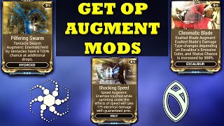 Get Augment Mods \u0026 Unique Weapons | Warframe Syndicate Overview