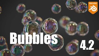 Bubbles are EASY in blender 4.2