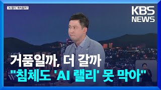 침체 우려 속 'AI 랠리' 주춤…하반기 미 증시는? (출연: 장의성) [월드 이슈] / KBS  2023.06.26.