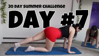 Day #7 Summer Body 30 Day Workout Challenge Beginner Friendly At Home