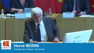 Discours d'Hervé MORIN - Assemblée Plénière du 25 mars 2024