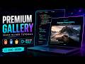 Build a PREMIUM Photo Gallery using HTML CSS & JavaScript