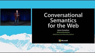 Conversational Semantics for the Web // Aaron Gustafson // CascadiaJS 2018