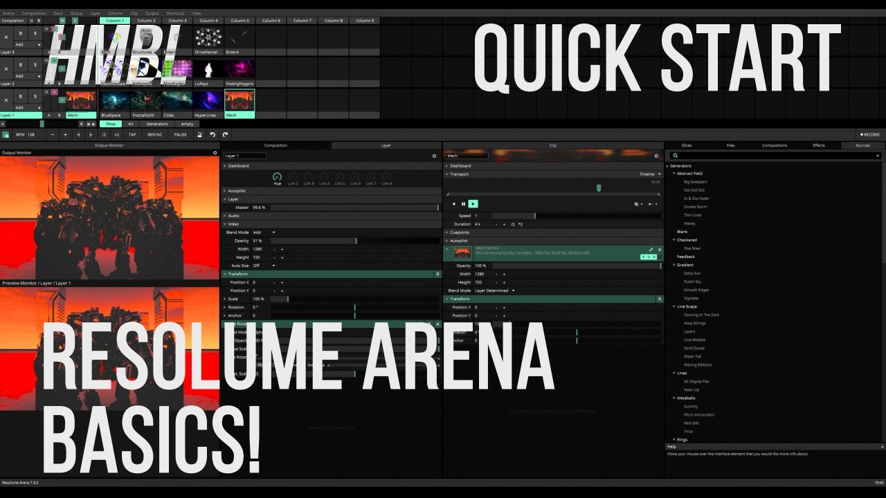 Resolume Arena 5 Projection Blend Tutorial Hooliagain