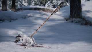 The Last of Us Remake - Ellie kills a rabbit
