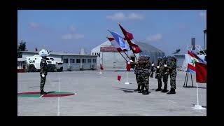 Nepal Army in lebanon medal parade || Nepal Army in shanti Sena Gorkhali