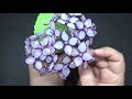 針金アート）綺麗！紫陽花の花の作り方【diy】 wire art beautiful hydrangea