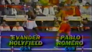 Evander Holyfield (USA) vs. Pablo Romero (CUB) Pan-American Games 1983 Final (81kg)