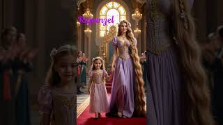 Disney Princesses with their Daughters #shorts