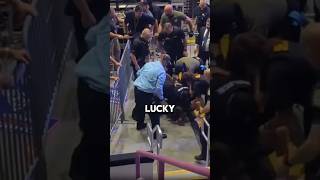 Angry Man STORMS Stage At Trump Rally, CHARGES At Trump!!