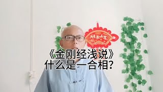 《金刚经浅说》：什么是一合相？为什么一合相不可说、不可贪着？