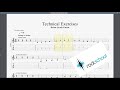 Technical Exercises Rockschool Debut Grade Guitar