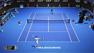 Roger Federer vs Rafa Nadal ATP Melbourne /AO.Tennis 2 |Online 23 [1080x60 fps] Gameplay PC